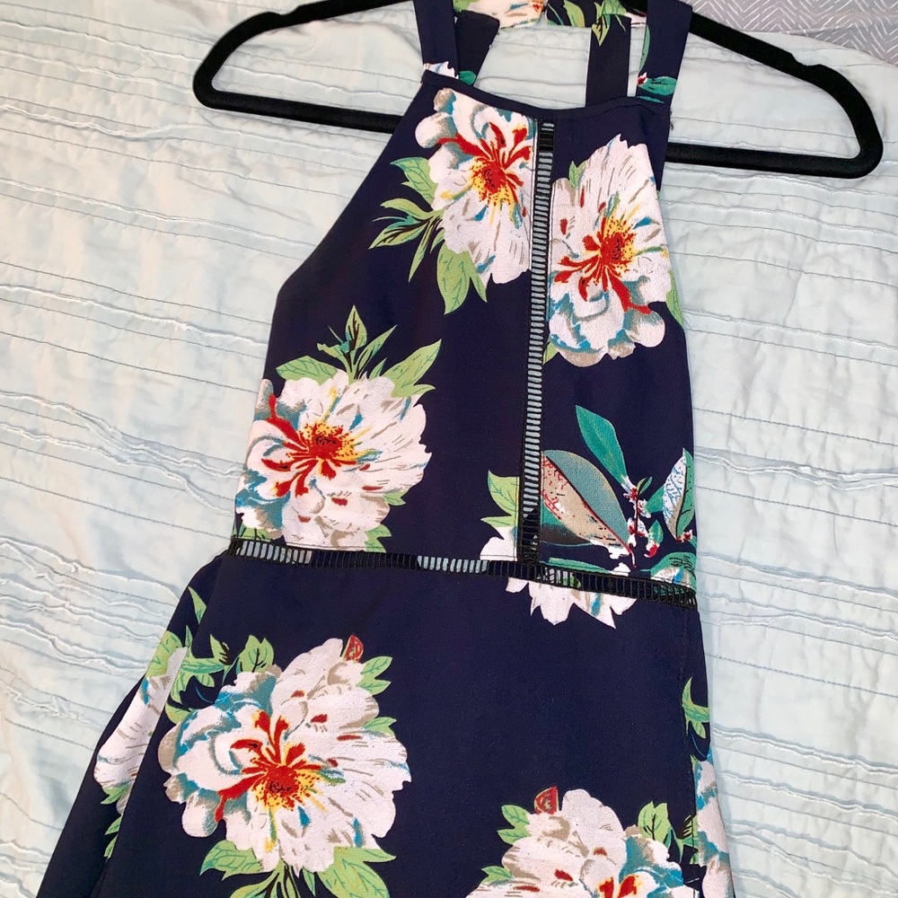 Maxi dress with halter top